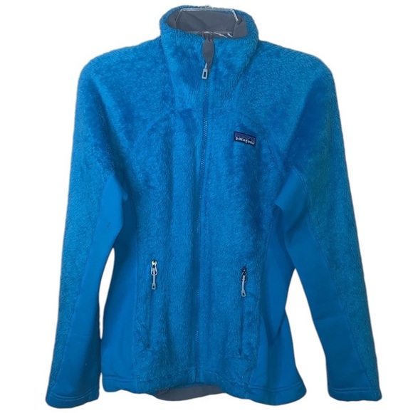 Patagonia Blue Full-Zip Fleece Jacket, Size Small - Picture 3 of 13